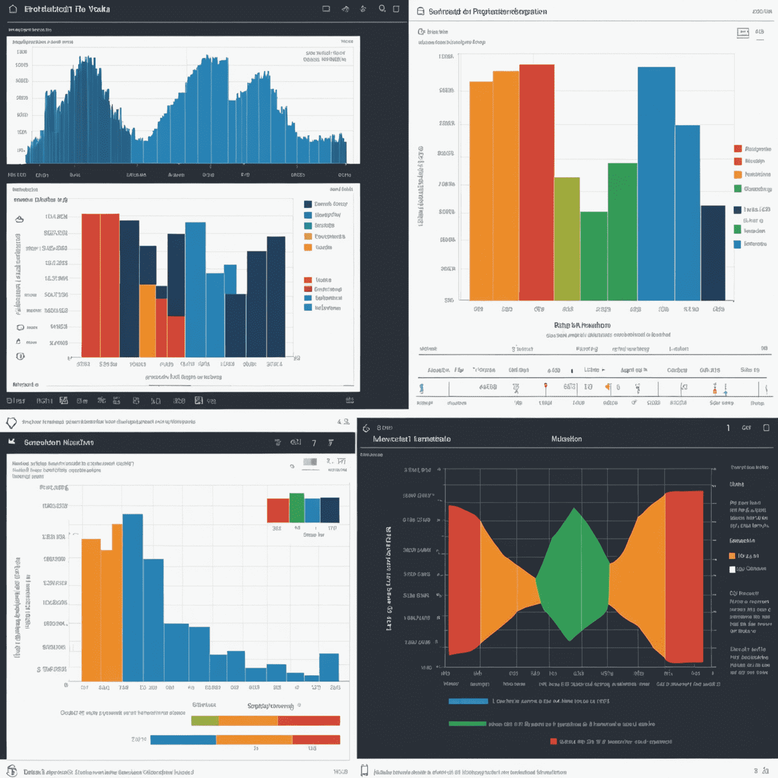 A split-screen image showing a traditional 2D chart on the left and an AI-enhanced predictive visualization on the right, demonstrating the evolution of data representation