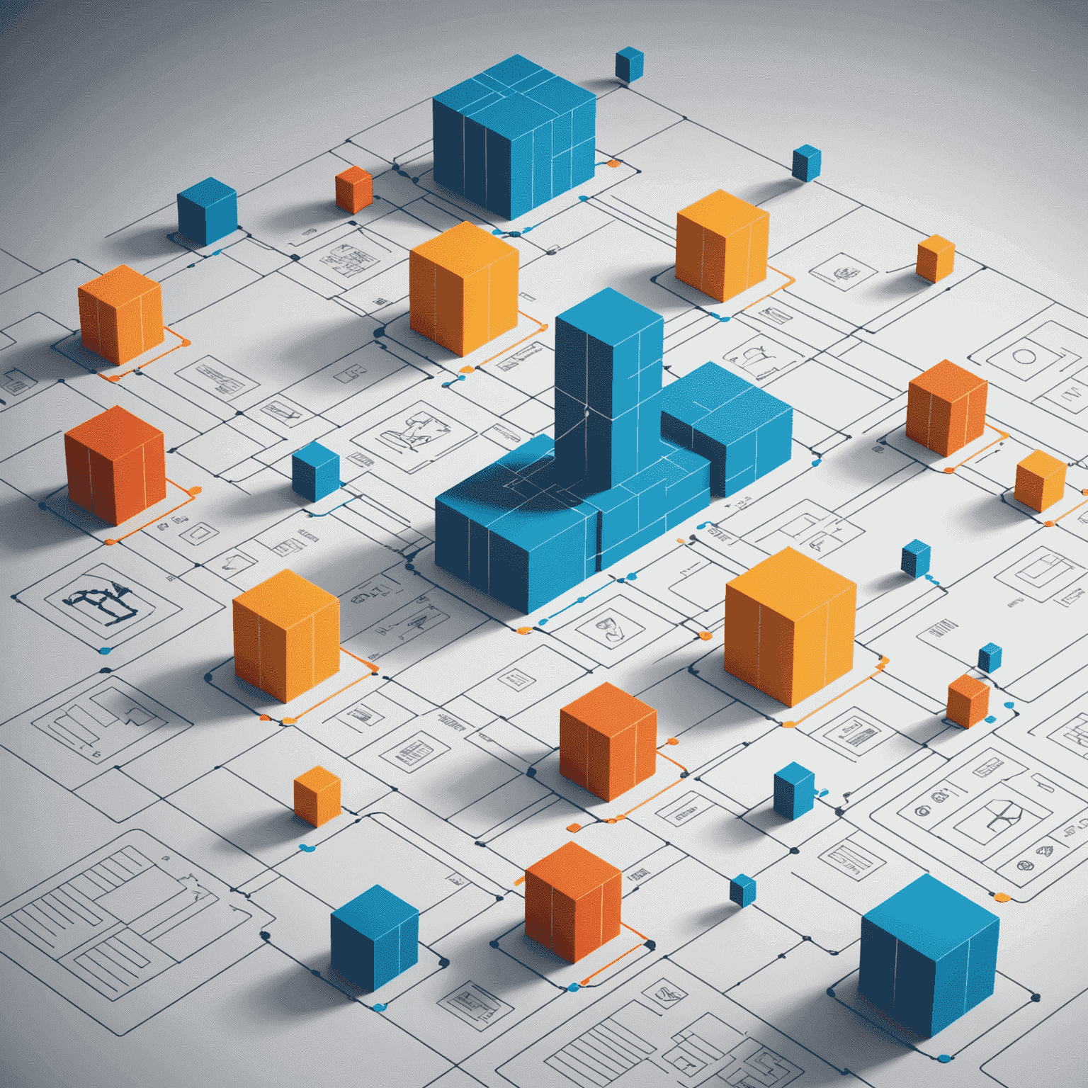 A visual representation of a supply chain with interconnected nodes, overlaid with data charts and graphs, illustrating the optimization achieved through data intelligence.